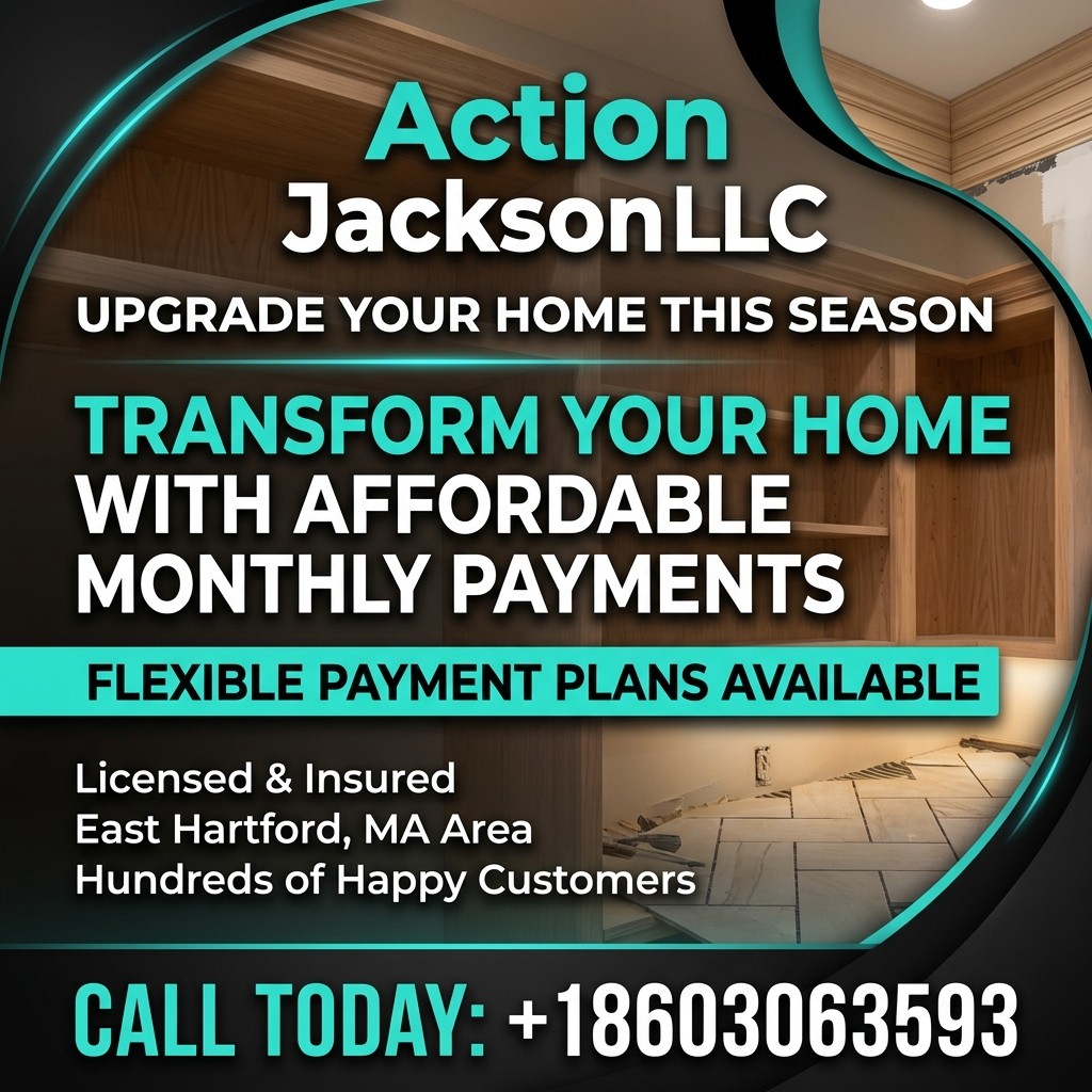 Action Jackson LLC Transform Your Home With Affordable Monthly Payments. Flexible payment plans available.